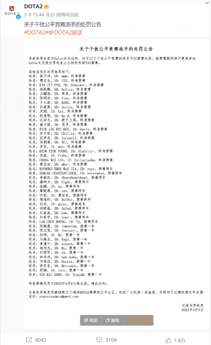 皇冠电竞盘口_钱与欲浇灌出的“电竞菠菜”之花：罚篇